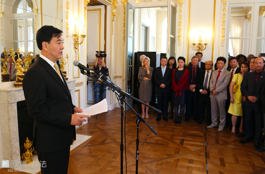 驻法国大使馆举行庆香港回归20周年招待会